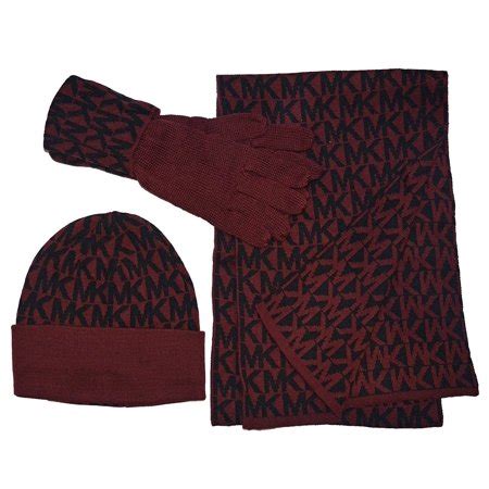 michael kors black knit scarf|Michael Kors hats for women.